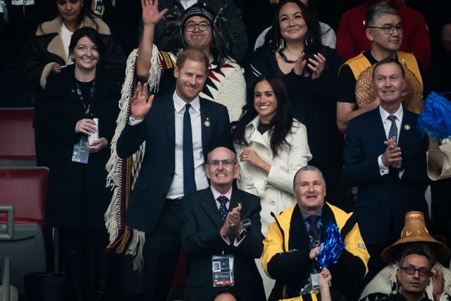 Meghan and Harry together at the Invictus Games