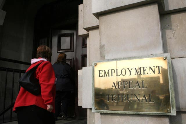 External view of the entrance to the employment tribunal building