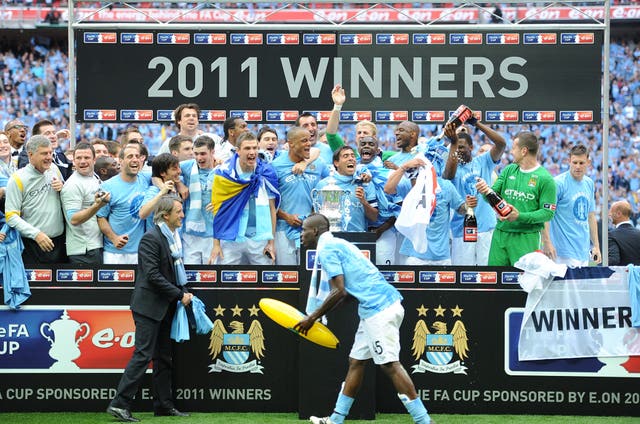 Manchester City celebrate