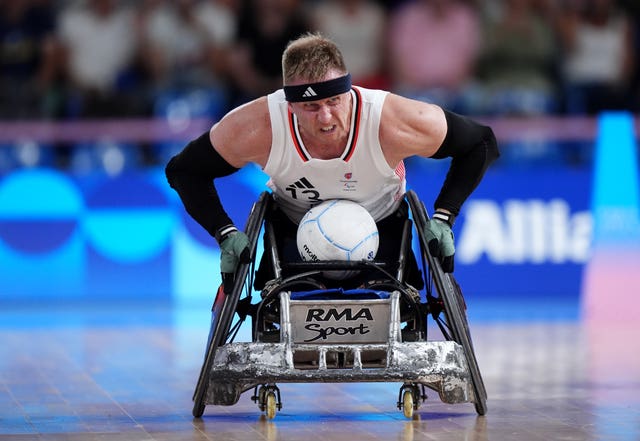 Aaron Phipps during the Paris 2024 Summer Paralympic Games