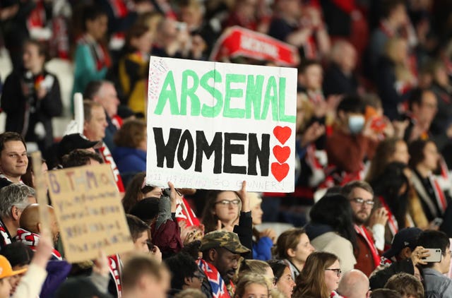 Arsenal Women fans