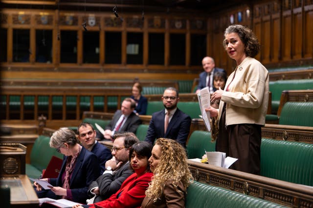 Sarah Champion speaking in the House of Commons