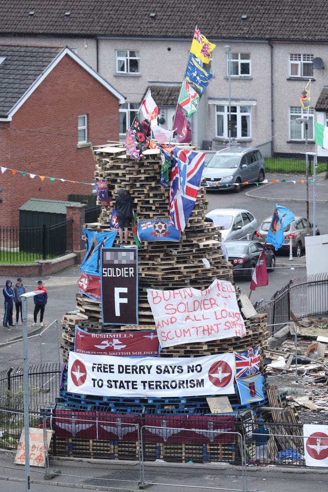 Londonderry bonfire