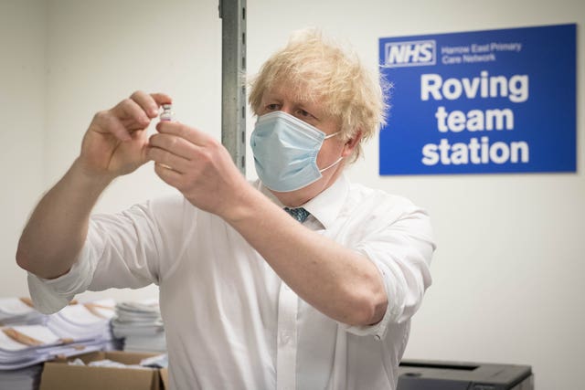 Prime Minister Boris Johnson will chair a meeting of the Government’s Covid-O committee on Tuesday (Stefan Rousseau/PA)