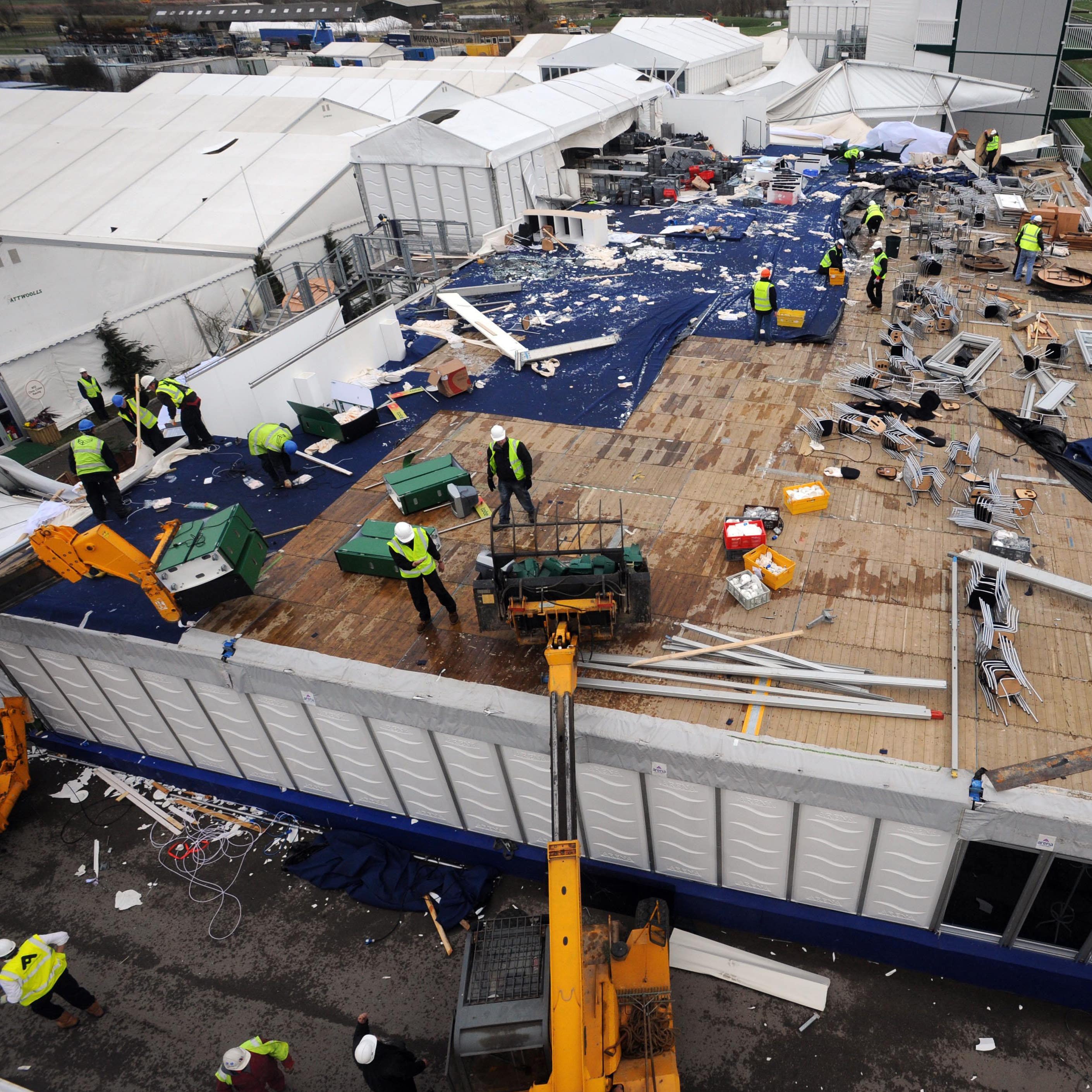The second day of the Festival was scuppered by the weather 11 years ago
