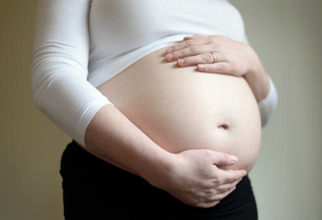 A pregnant woman (Andrew Matthews/PA)