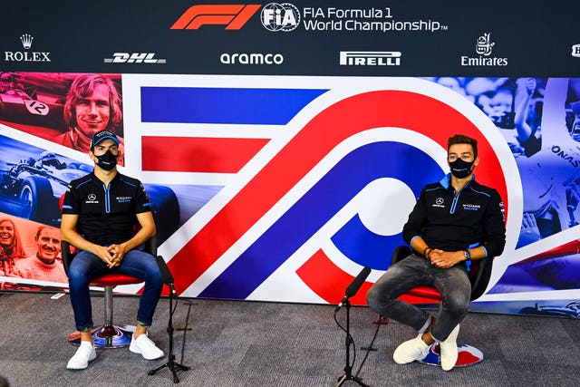 George Russell has out-qualified team-mate Nicholas Latifi (left) throughout