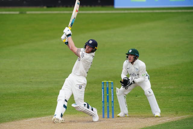 Ben Stokes, left, was in terrific form on Friday morning (David Davies/PA)