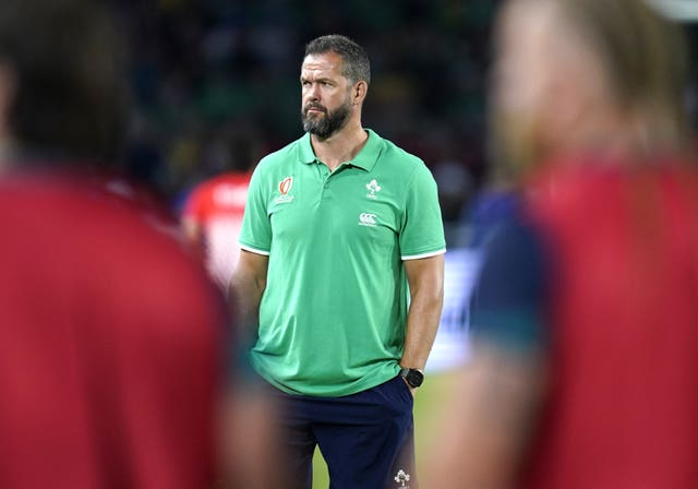 Ireland head coach Andy Farrell