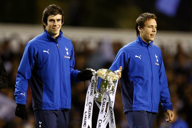 Bale won the Carling Cup with Spurs in 2008