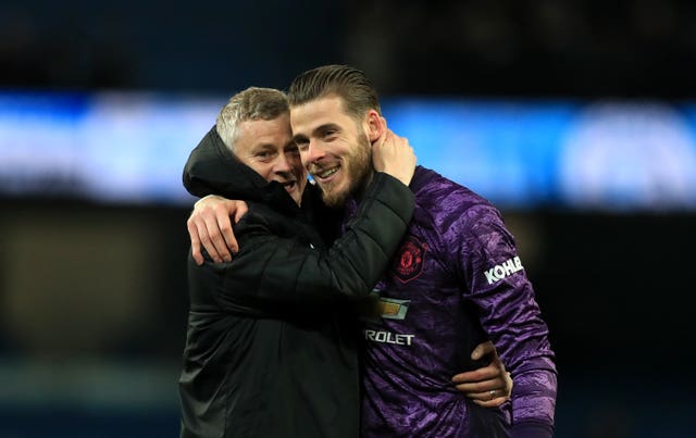 David De Gea has Ole Gunnar Solskjaer's backing