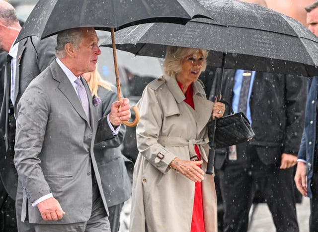 The Prince of Wales and the Duchess of Cornwall depart Ottawa