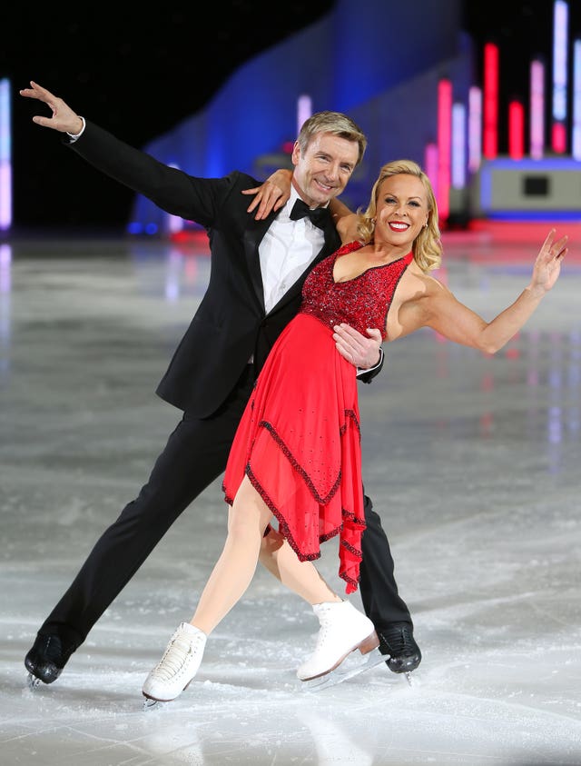 Jayne Torvill and Christopher Dean on Dancing On Ice