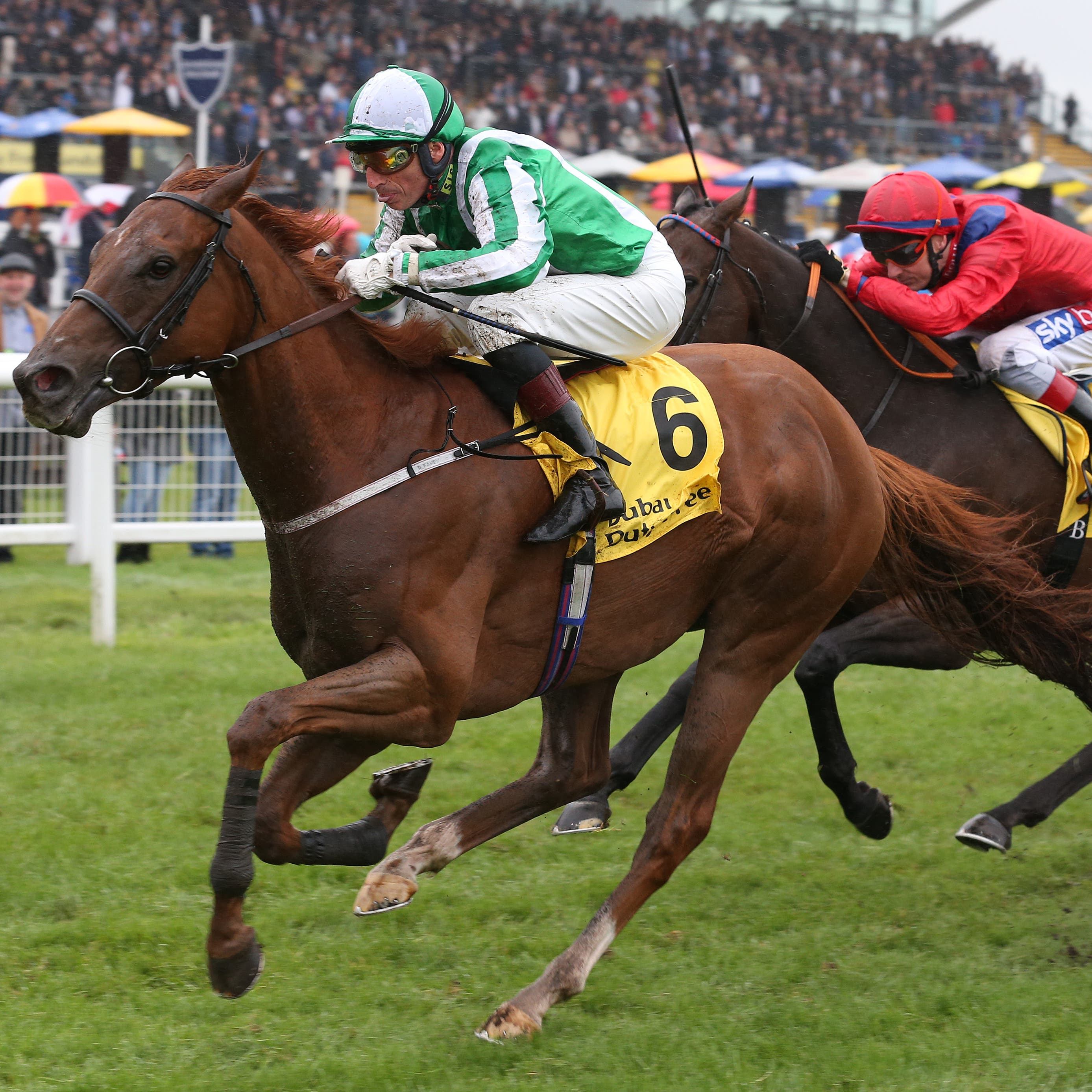 Mr Lupton got the better of Take Cover at Newbury