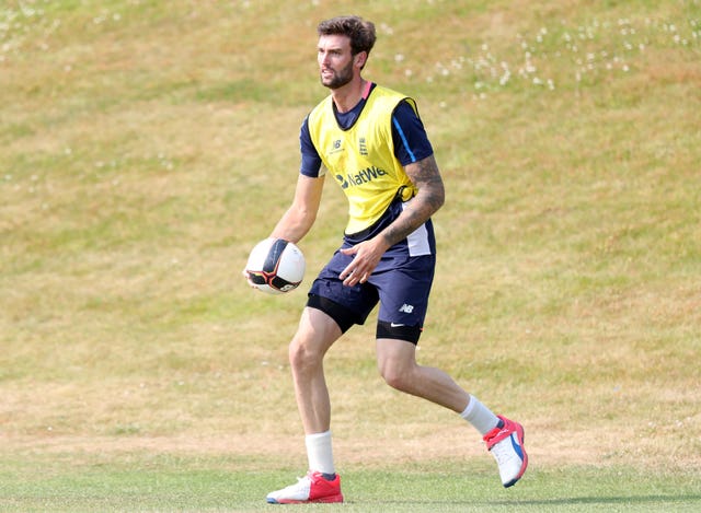 Reece Topley has taken to studying during cricket's lockdown. 