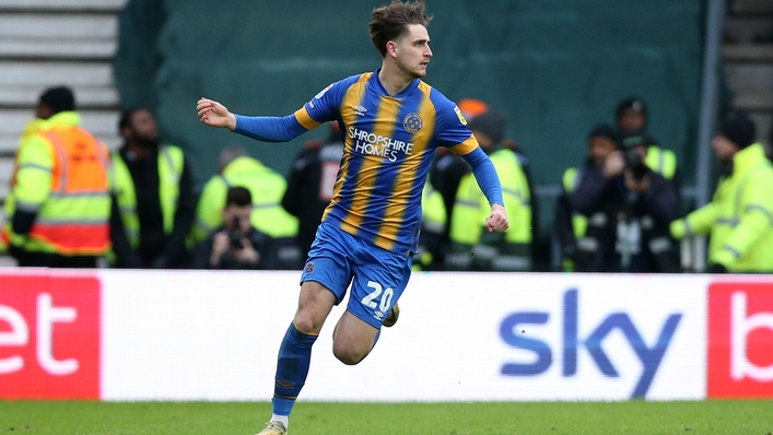 Tom Bayliss started Shrewsbury’s comeback (Nigel French/PA)