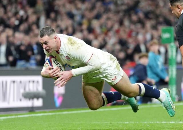 Tom Roebuck touched down for England against New Zealand in the autumn