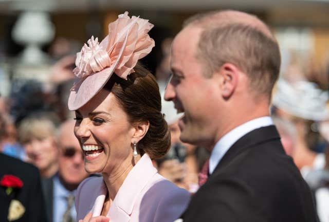 The Duke and Duchess of Cambridge have also attended garden parties. Dominic Lipinski/PA Wire