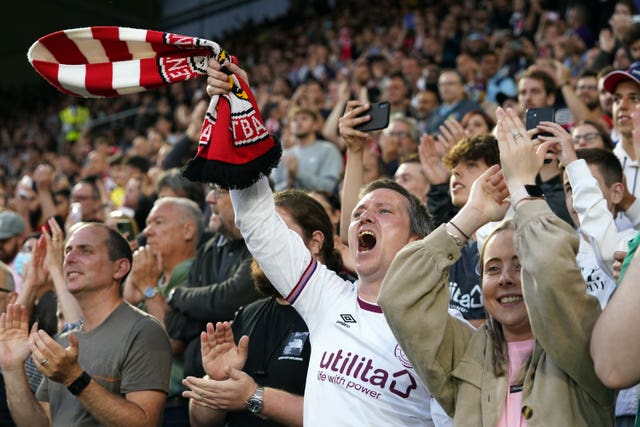 Brentford fans were the first to see their side in action as they returned to the top flight with a win over Arsenal 