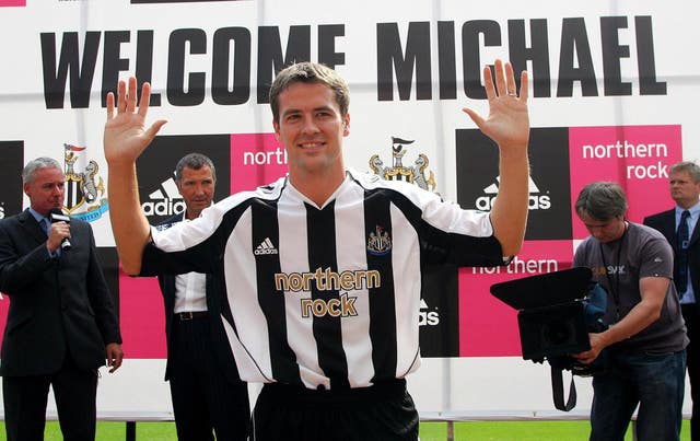 Michael Owen joined Newcastle from Real Madrid in August 2005