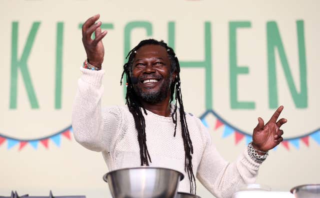 Chef and entrepreneur Levi Roots 