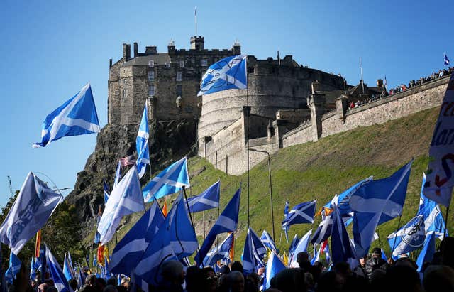 Pro-indy rally