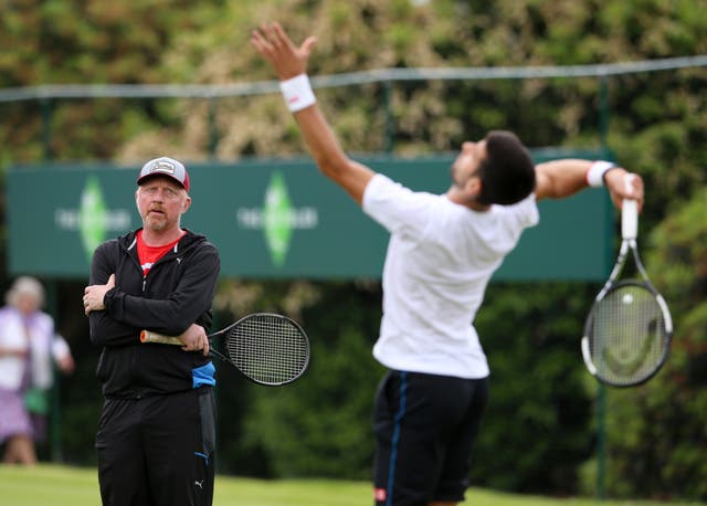 Boris Becker had coached Novak Djokovic 