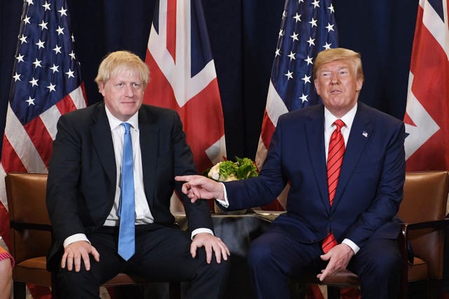 Boris Johnson and Donald Trump