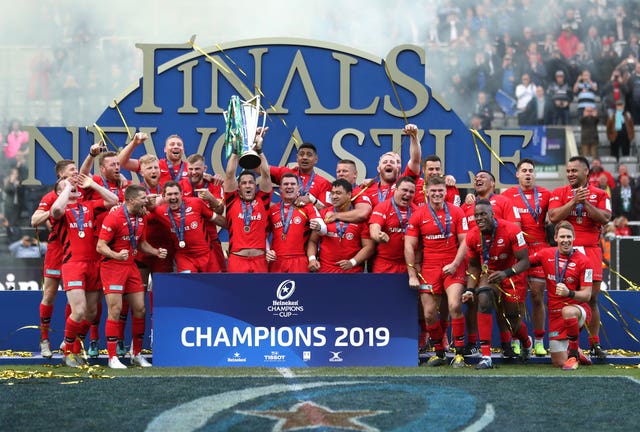 Saracens won last season's Champions Cup final