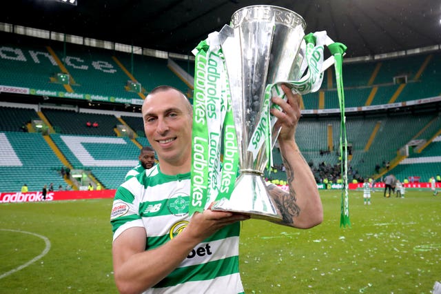 Scott Brown won 22 trophies with Celtic (Jane Barlow/PA)