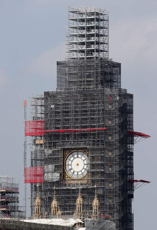 Big Ben repairs