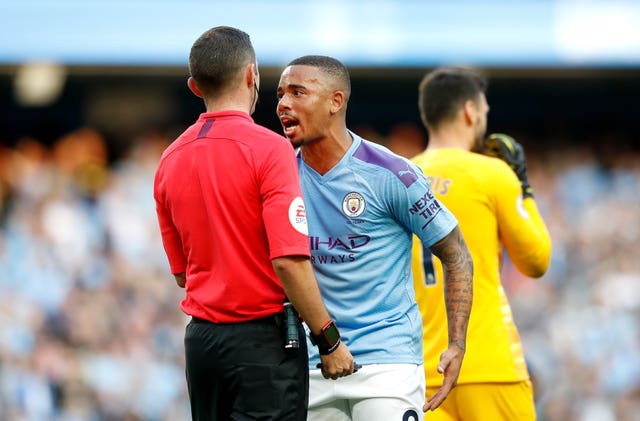 Gabriel Jesus had a goal disallowed in one high-profile use of VAR