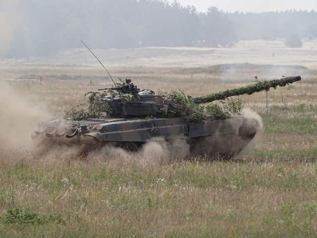 A Polish tank 