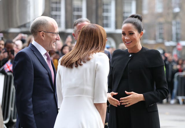 Meghan arrives at City, University of London