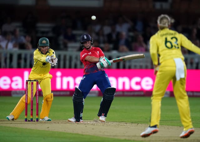 England’s Alice Capsey batting against Australia at Lord's
