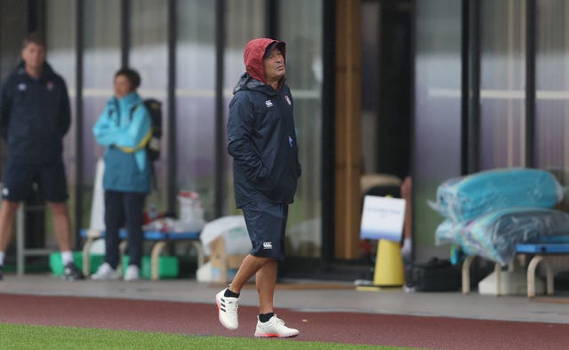 Eddie Jones claims an unidentified cameraman was filming England's training session