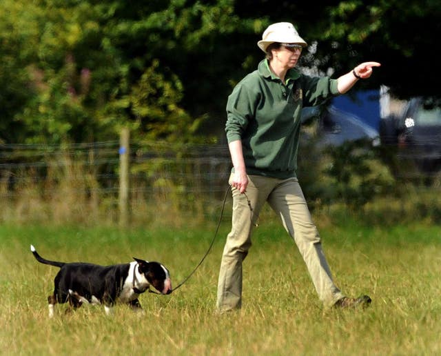 The Princess Royal on her Gloucestershire estate, Gatcombe Park