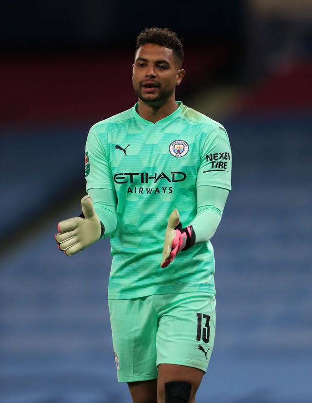 City number two Zack Steffen hopes for another opportunity