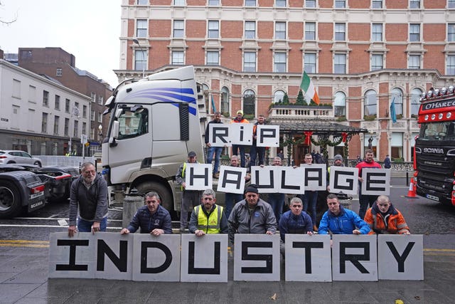 Irish fuel price protest