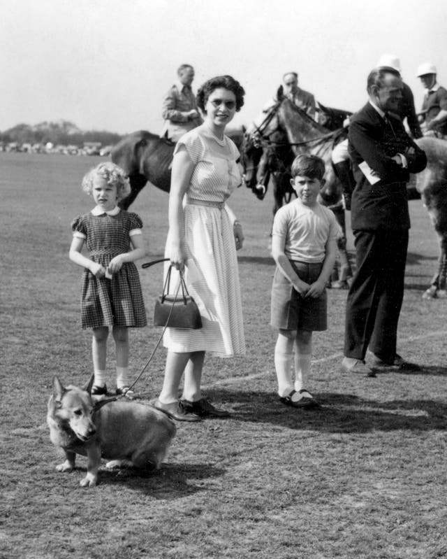 Royalty - Queen Elizabeth II and Children - Smith's Lawn, Windsor Great Park