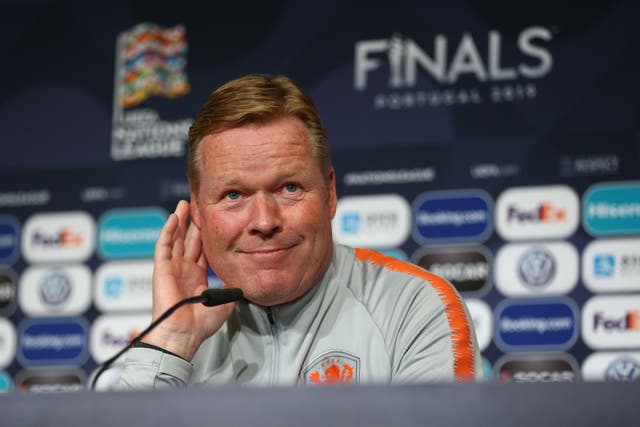 Gareth Southgate said he did not want to do Ronald Koeman's job for him by revealing his team