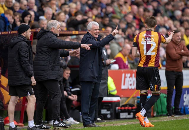 Bradford manager Mark Hughes is hoping for another big Wembley date