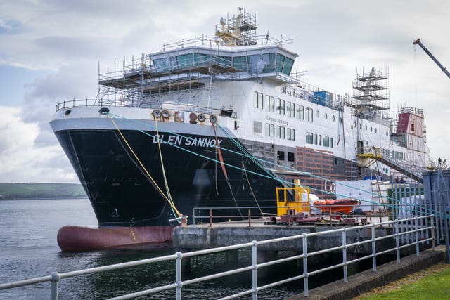 MV Glen Sannox under construction