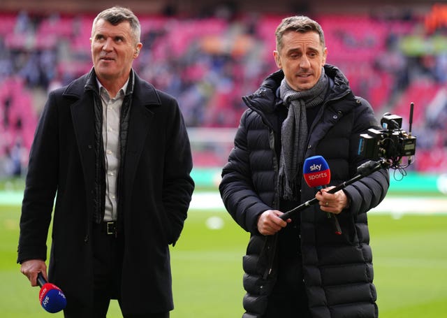 Roy Keane and Gary Neville