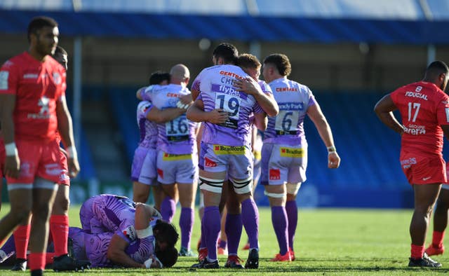 Exeter defeated Toulouse in last season's Champions Cup semi-final
