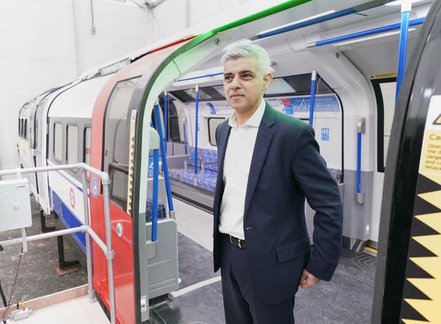 Mayor of London Sadiq Khan (Danny Lawson/PA)