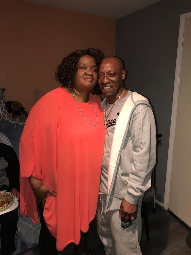 Denton Burke, 58, and his partner, Jamaica-born NHS worker Dolet Hill, 