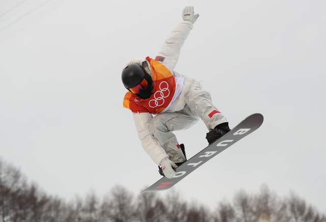 Shaun White on his way to an historic third halfpipe Olympic gold at Phoenix Snow Park