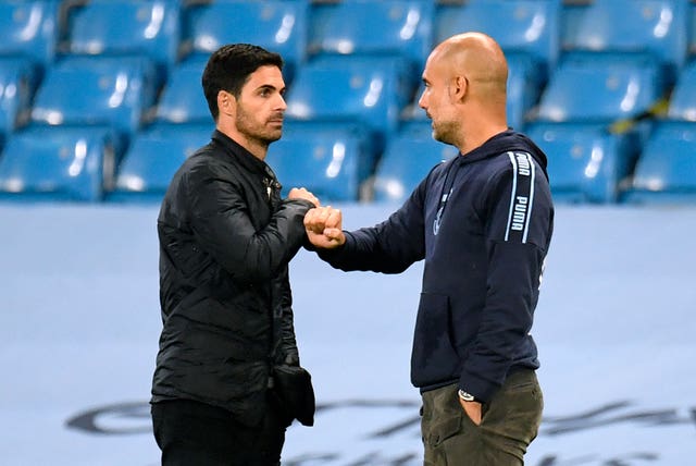 Mikel Arteta is yet to beat Pep Guardiola since leaving Manchester City to become Arsenal boss.