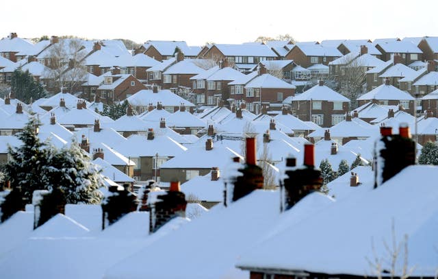 The Beast from the East left tens of thousands without a water supply after frozen pipes thawed and cracked (Owen Humphreys/PA)